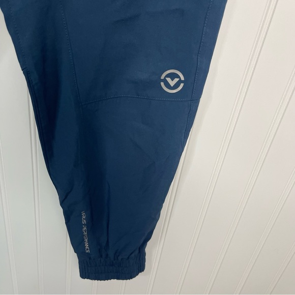 Virus MENS Pants Joggers Teal Small Triwire Gym Workout - Picture 3 of 6